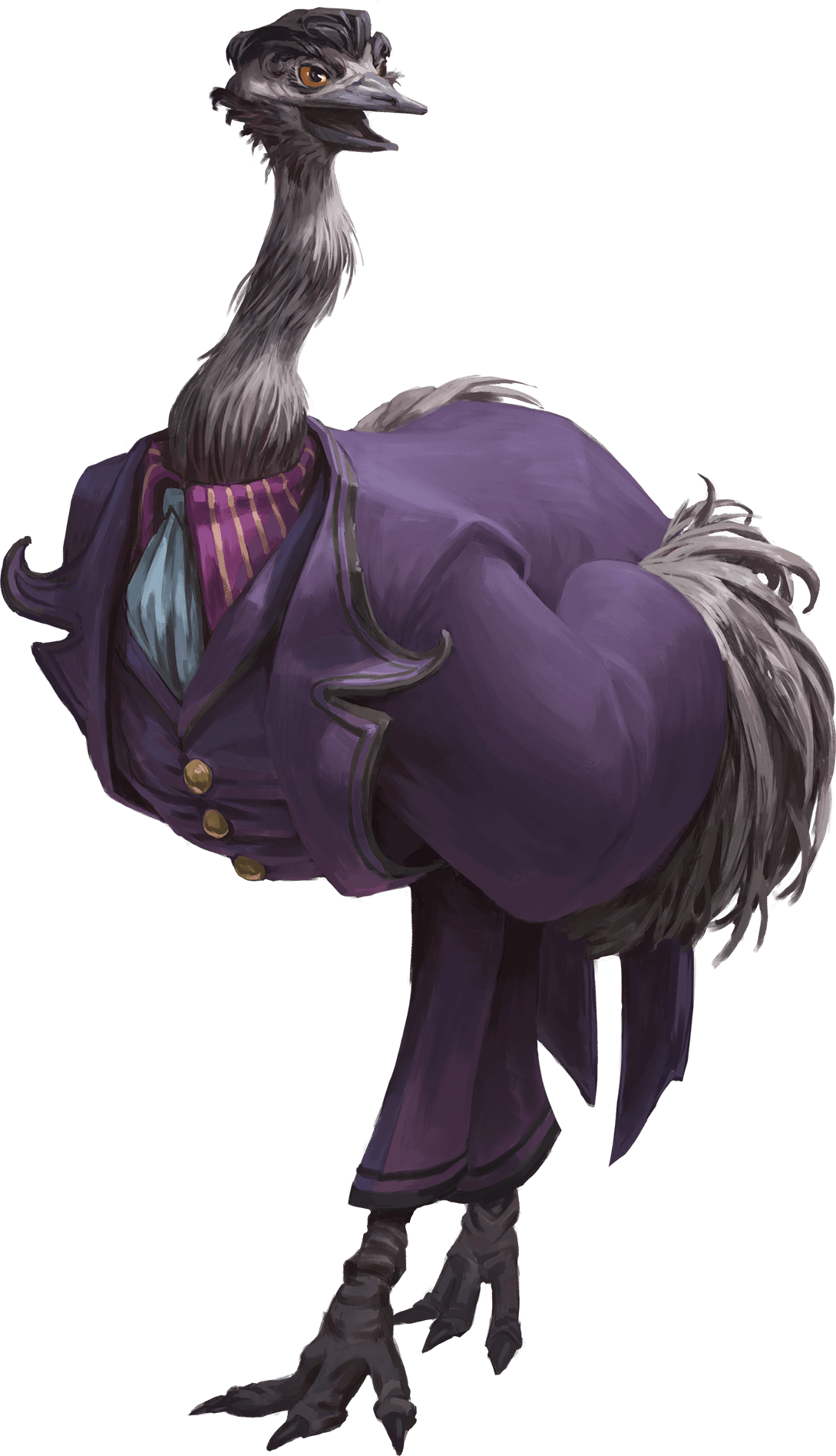 Murrou, an awakened emu and researcher of the Traveling Academy of Cobyslarni